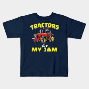 Tractors Are My Jam Kids T-Shirt